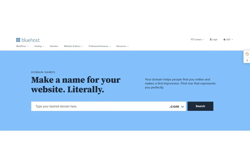 Bluehost Domain Registration