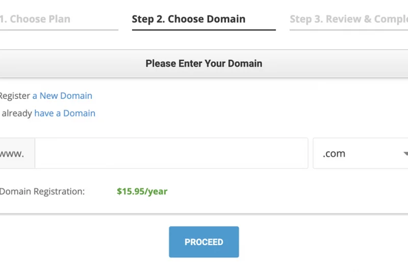SiteGround Domain Registration