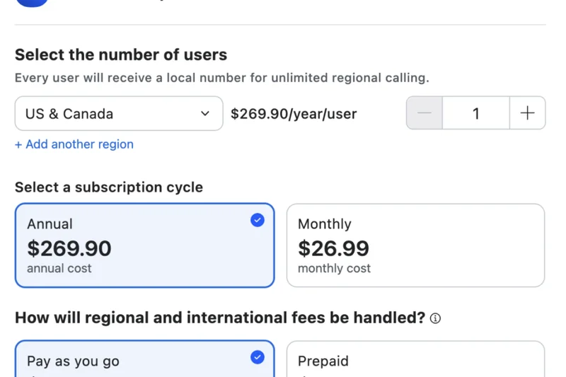 Zoom Phone 美国和加拿大无限通话