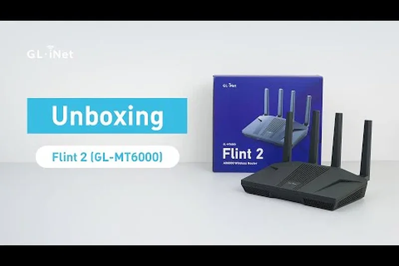 GL.iNet Flint 2 (GL-MT6000) 高性能路由器