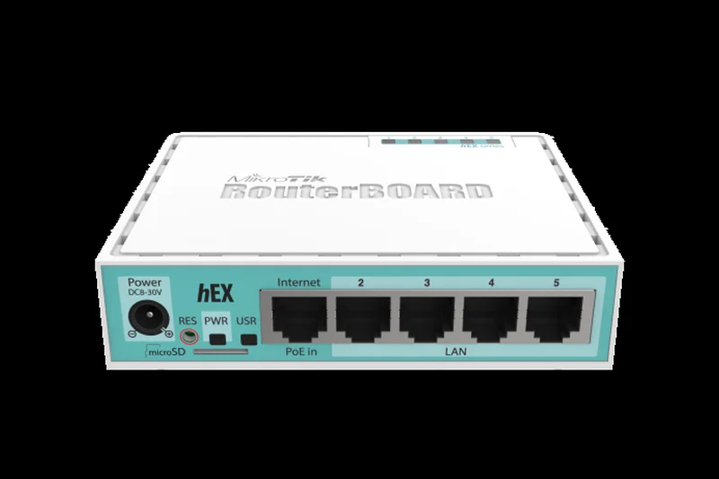 MikroTik hEX (RB750Gr3) 5端口千兆路由器
