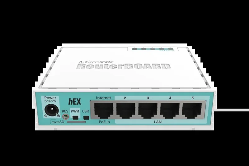 MikroTik hEX (RB750Gr3) 5端口千兆路由器