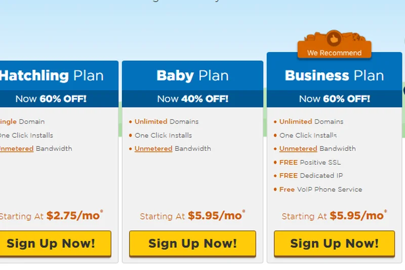 HostGator Hatchling Plan
