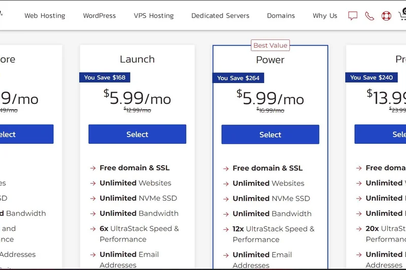 InMotion Hosting Power Shared