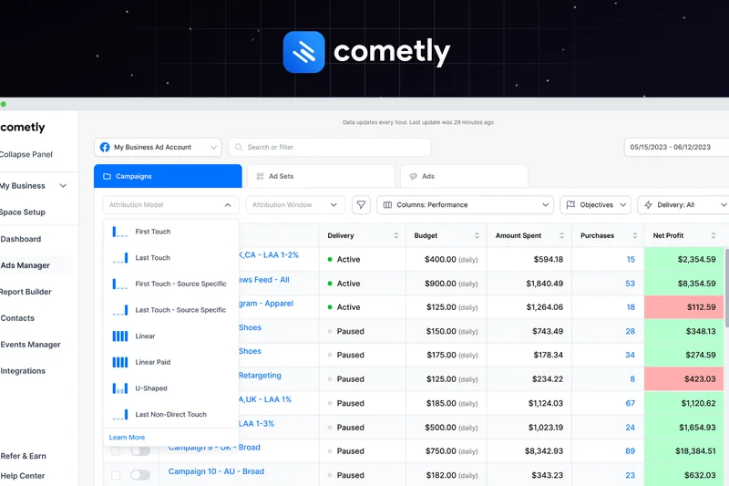 Cometly Attribution Platform