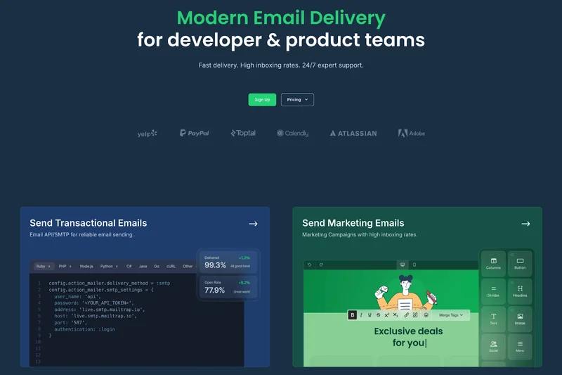 Mailtrap Email Delivery