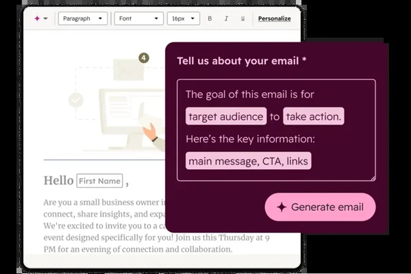 HubSpot 免费电子邮件营销