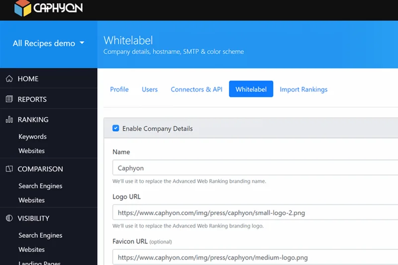 Advanced Web Ranking