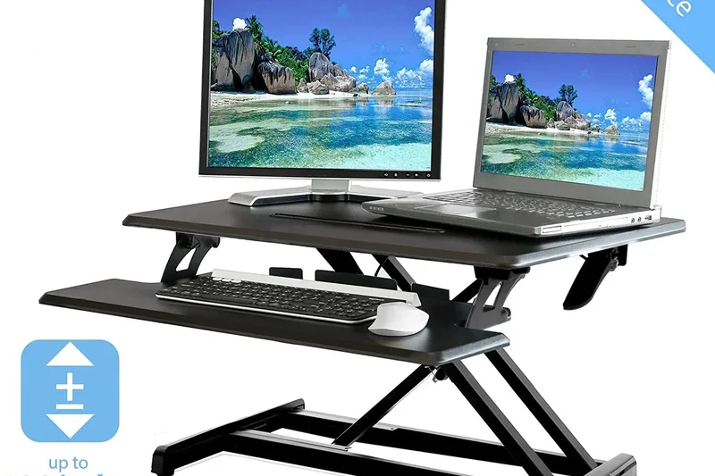 Seville Classics Airlift Electric Desk