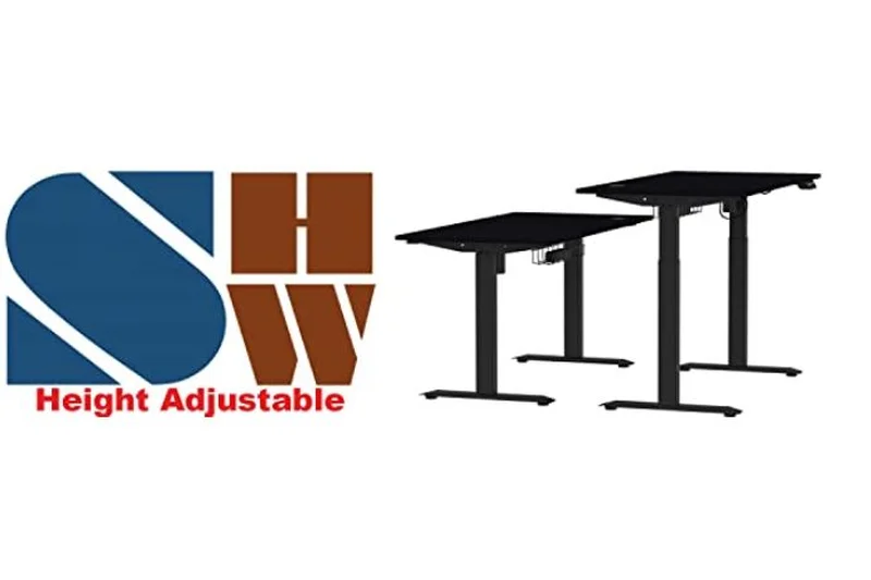 SHW L 形电动高度可调桌