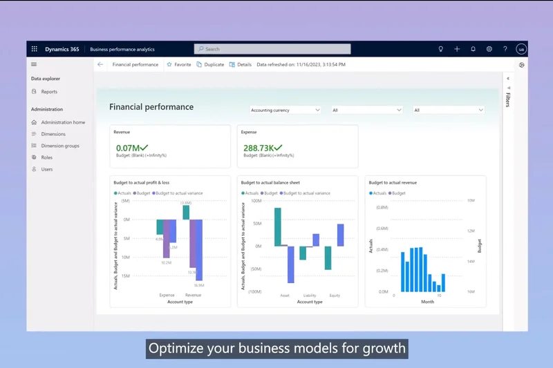 Dynamics 365 Finance