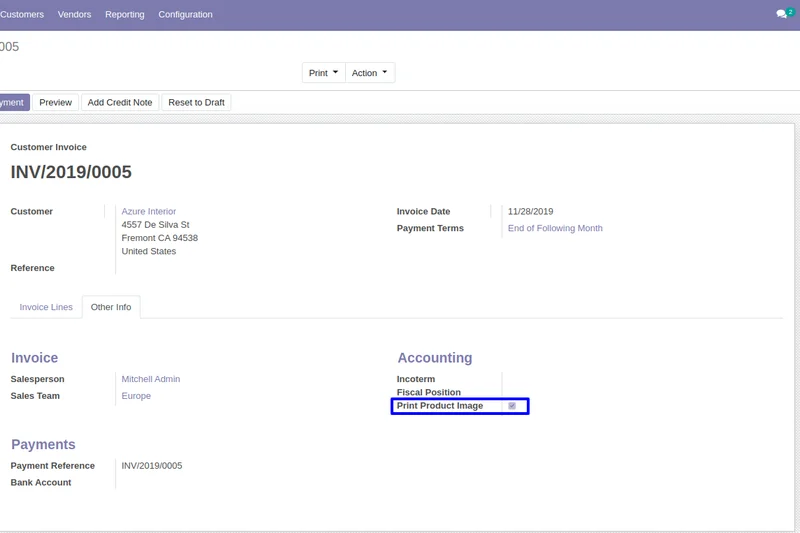 Odoo Accounting