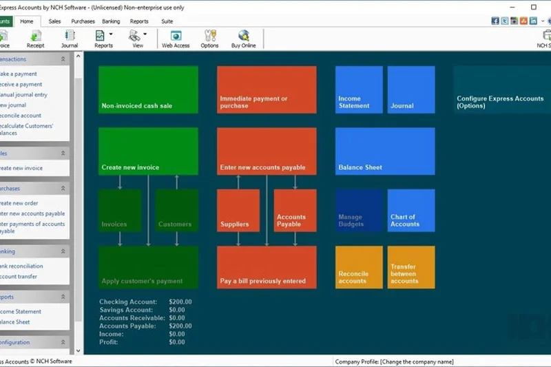 NCH Express Accounts (免费版)
