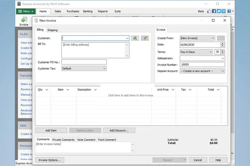 NCH Express Accounts (免费版)