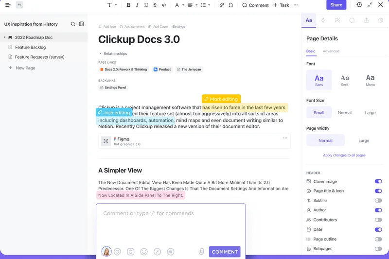 ClickUp Docs