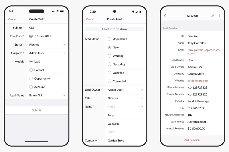 Zoho CRM Free Edition