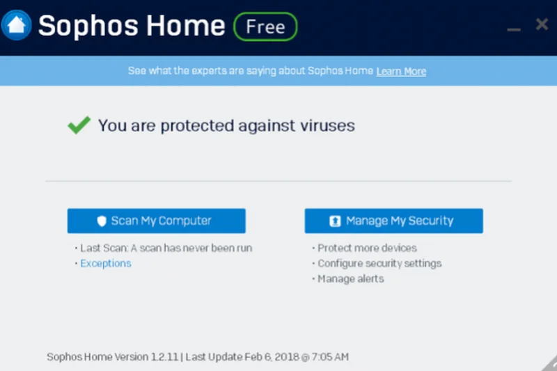 Sophos Home Free