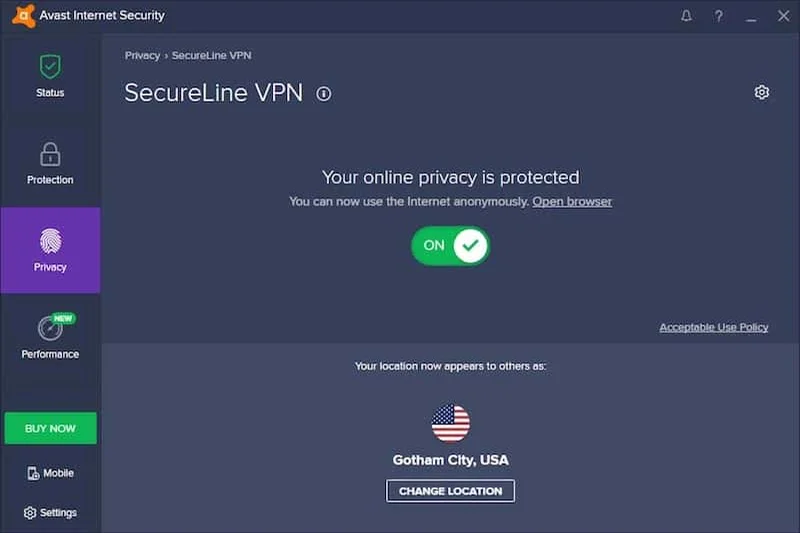 Avast SecureLine VPN