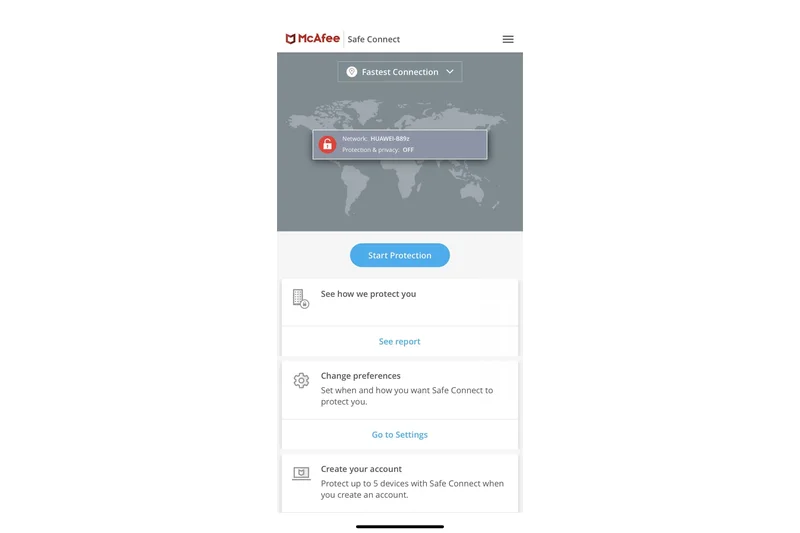 McAfee Safe Connect VPN