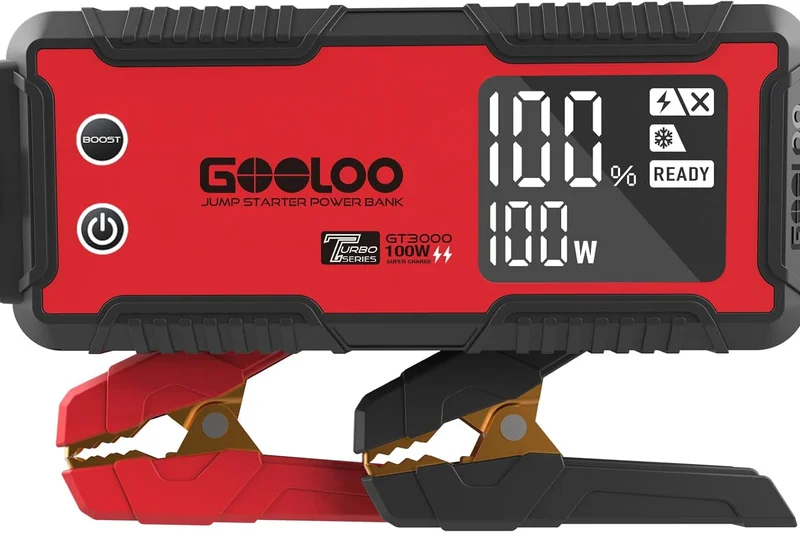 GOOLOO GT3000 3000A 100W PD快充汽车应急启动电源