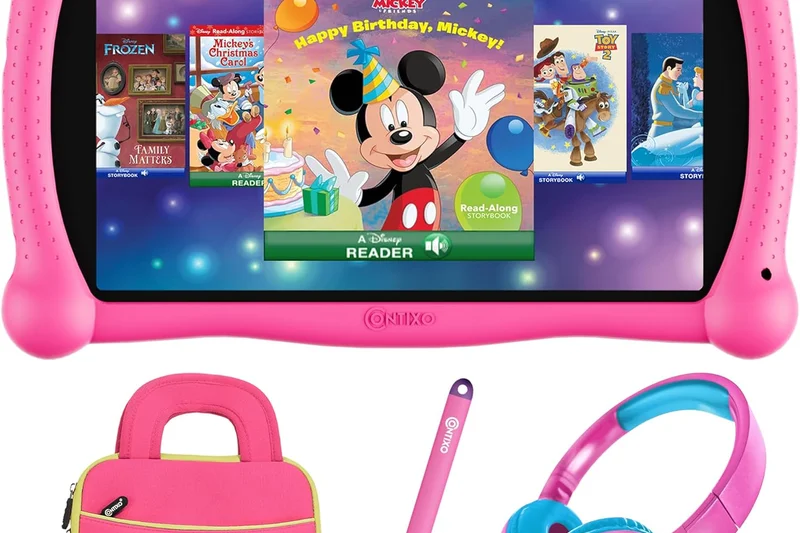 Contixo V10 7-inch Kids Tablet - Pink
