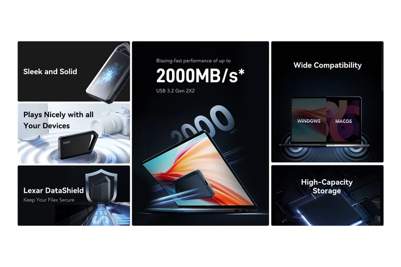 Lexar Professional SL600 便携式固态硬盘