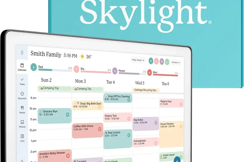 Skylight Calendar 10英寸