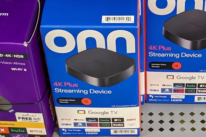 Onn. Google TV 4K 流媒体盒