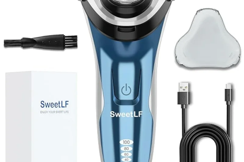 SweetLF 3D Rechargeable IPX7 Rotary Shaver