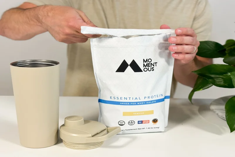 Momentous Essential Grass-Fed Whey Protein Isolate