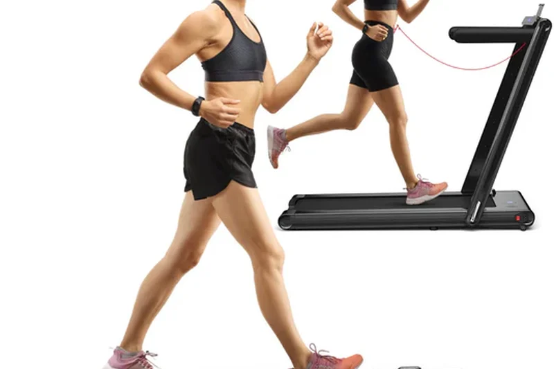 Goplus 2合1折叠跑步机