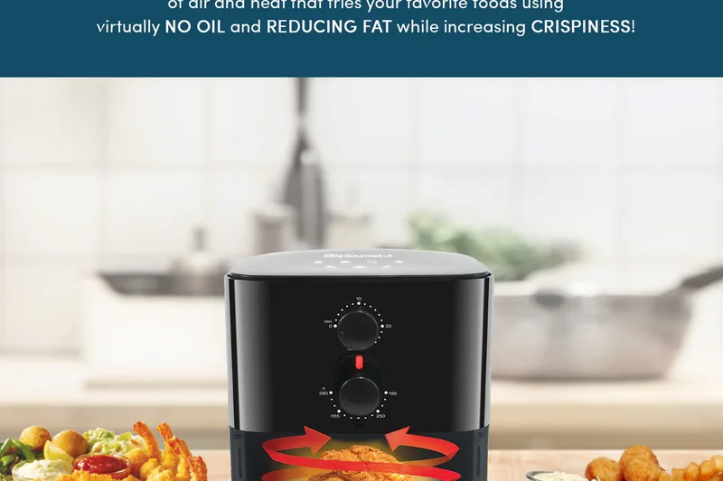 Elite Gourmet EAF-3218 3-Quart Air Fryer