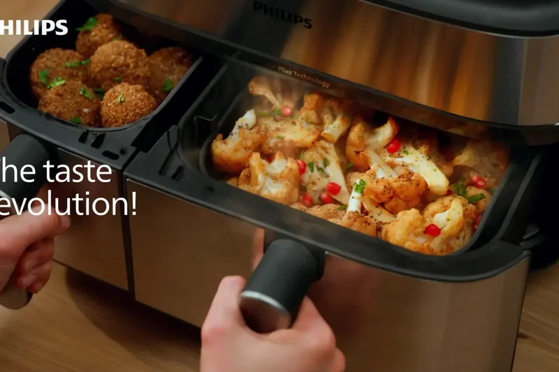 Philips 5000 Series Dual Basket Airfryer with Steam