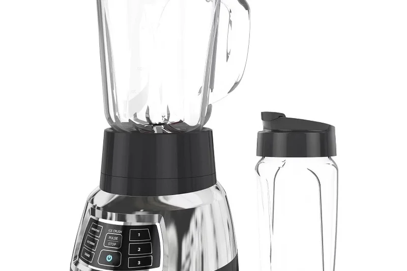 Black+Decker Quiet Blender with Cyclone Glass Jar