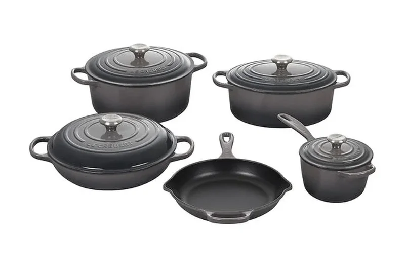 Le Creuset Signature 9件套珐琅铸铁套装
