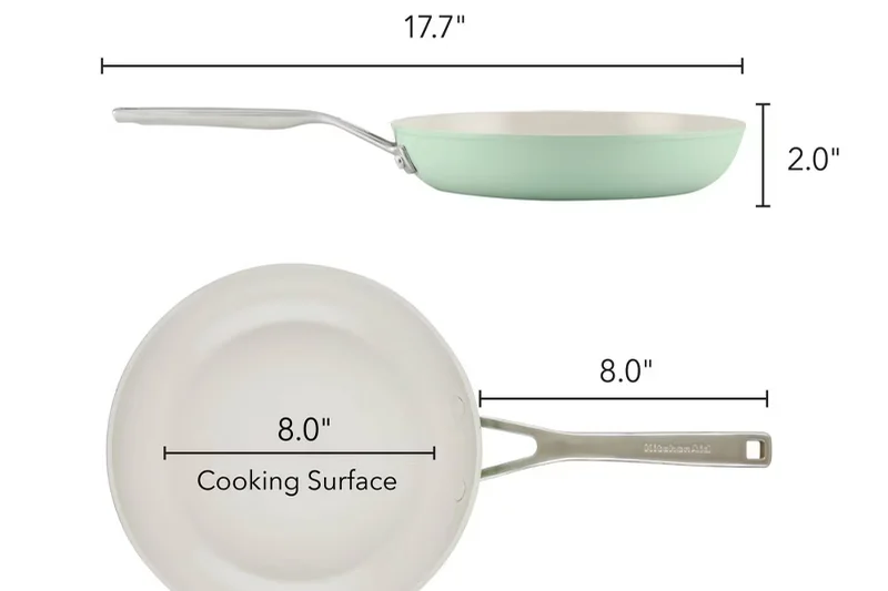 KitchenAid Hard Anodized Ceramic 10英寸煎锅