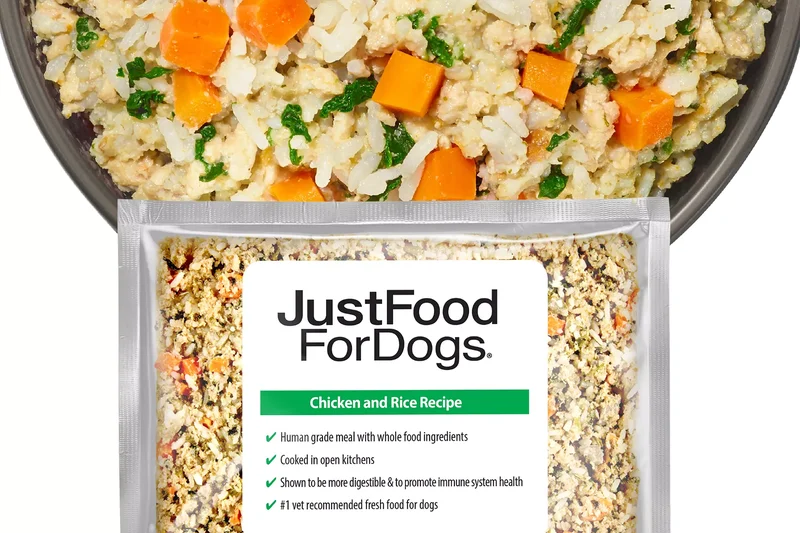 JustFoodForDogs Fresh Frozen Chicken &amp; White Rice