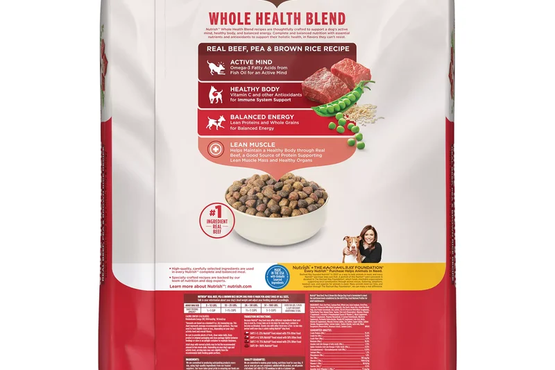 Rachael Ray Nutrish Real Beef, Pea, &amp; Brown Rice Recipe